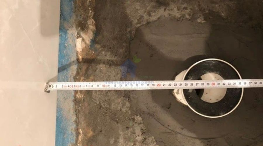 Cách căn chỉnh vị trí ống thoát bồn cầu
