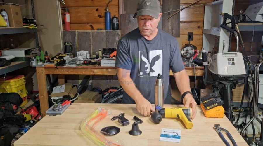 Súng thông bồn cầu dùng khí nén mạnh mẽ