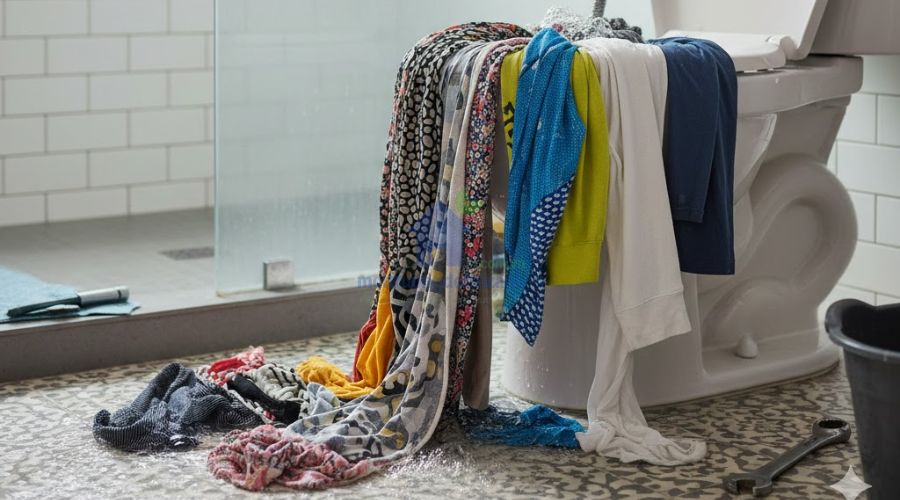 Cách thông bồn cầu nghẹt vải hiệu quả