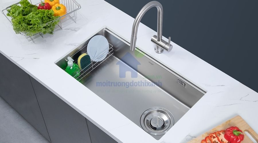 Hướng dẫn lắp đặt bồn rửa bát 1 ngăn tại nhà đơn giản