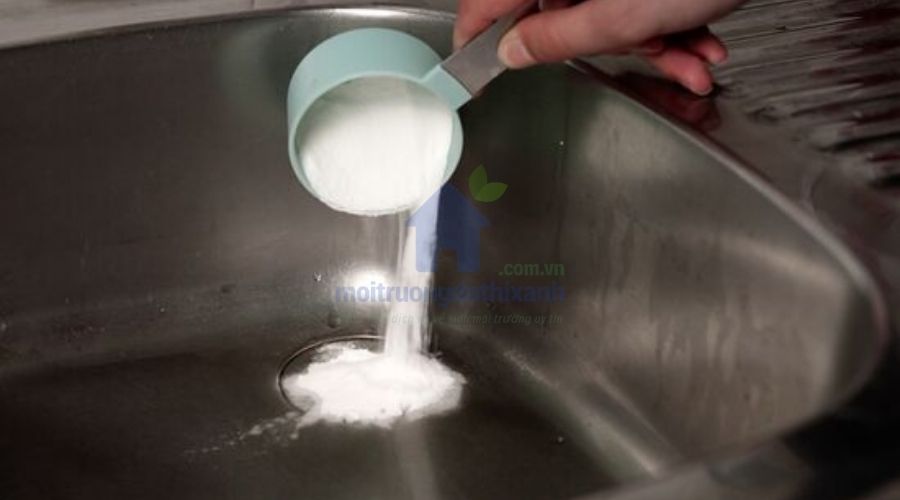 Bí quyết thông tắc bồn rửa bát bằng baking soda hiệu quả