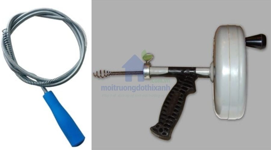 Cách sử dụng dây lò xo thông bồn rửa chén