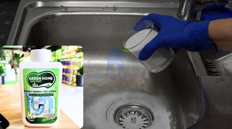 Cách sử dụng bột thông bồn rửa bát hiệu quả chỉ trong 5 phút
