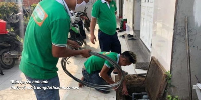 dịch vụ thông tắc cống tại bắc ninh không cần đục phá