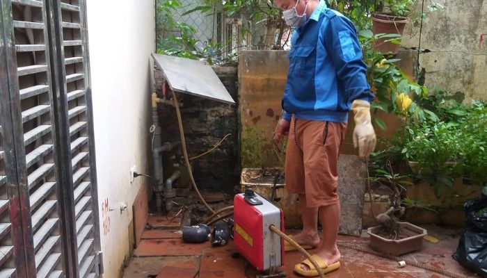 Thông tắc cống tại Ba Đình quy trình đạt chuẩn