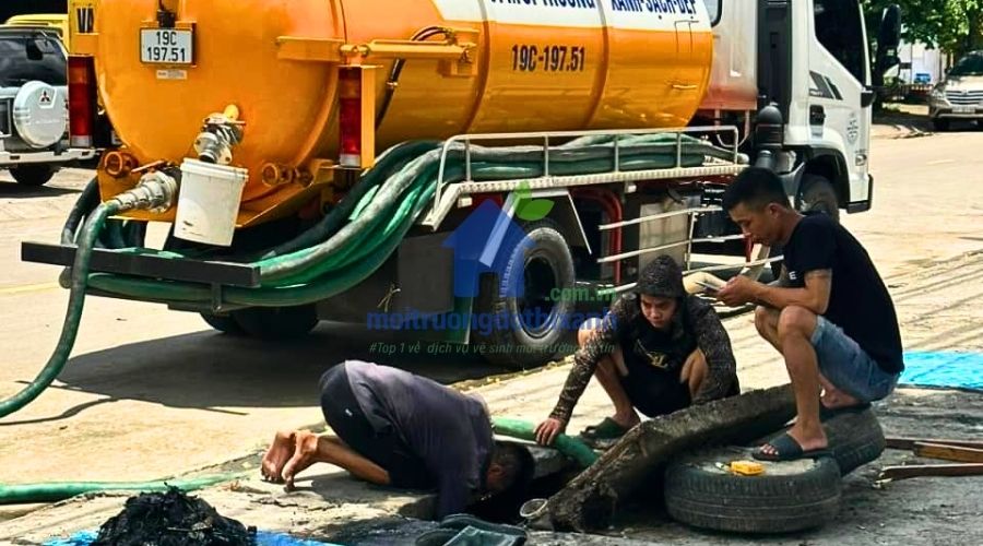 dịch vụ hút hầm cầu tại Bình Dương