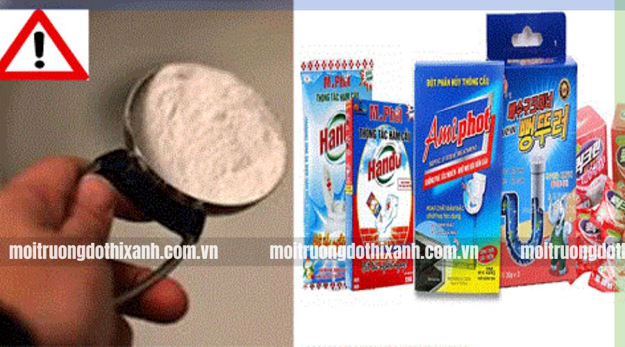các loại Hóa Chất Thông Cống Phổ Biến