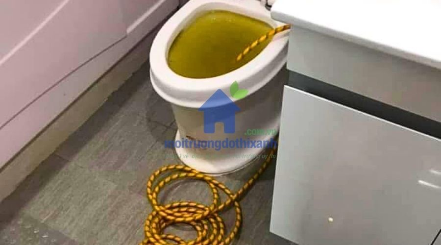 Thông bồn cầu không đục phá ở Hai Bà Trưng