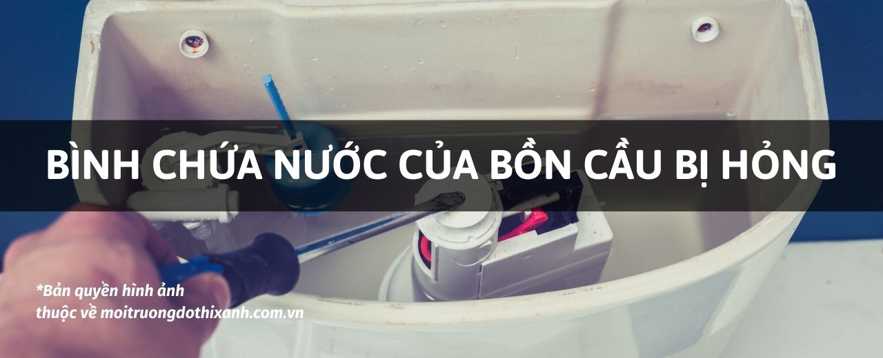 hình ảnh: Bình Chứa Nước Của Bồn Cầu Bị Hỏng