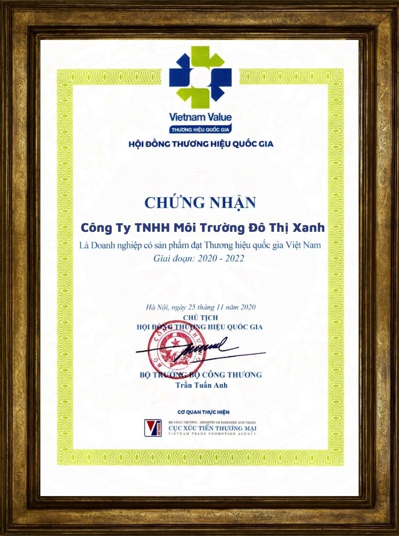 chứng nhận dịch vụ thông bồn cầu quận 9 môi trường đô thị xanh